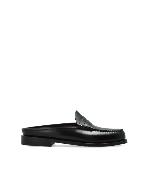 G.H.BASS Black Weejun Heritage Penny Slides for men