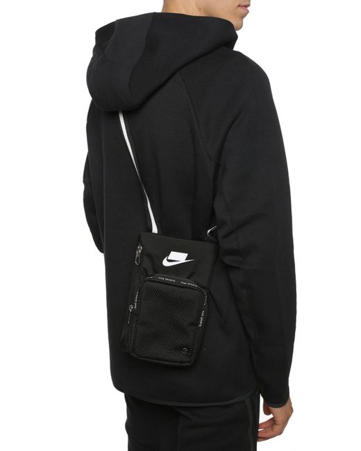 Nike Synthetic Branded Shoulder Bag in Black for Men Lyst