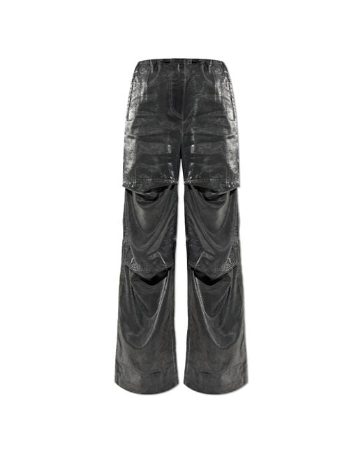 DIESEL Black Trousers P-Rodige