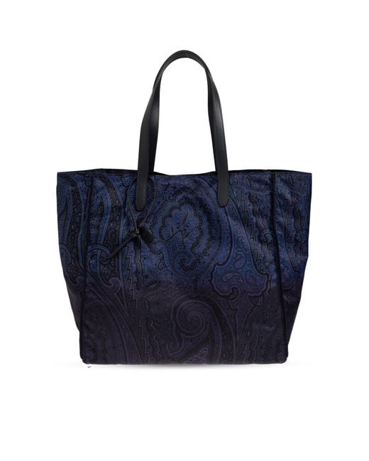 Etro Blue 'Unfold Me' Bag