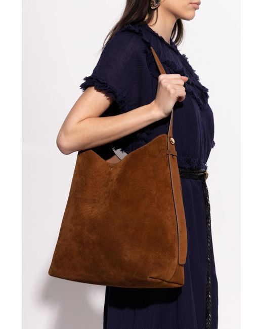 Tory Burch Brown "Romy Hobo" Bag