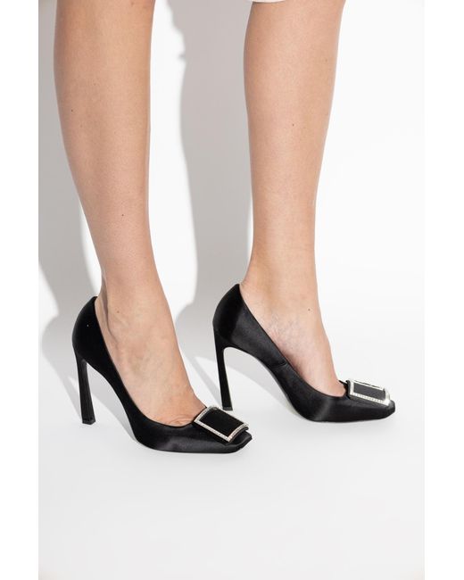 Roger Vivier Black Heeled Shoes "Trompette"