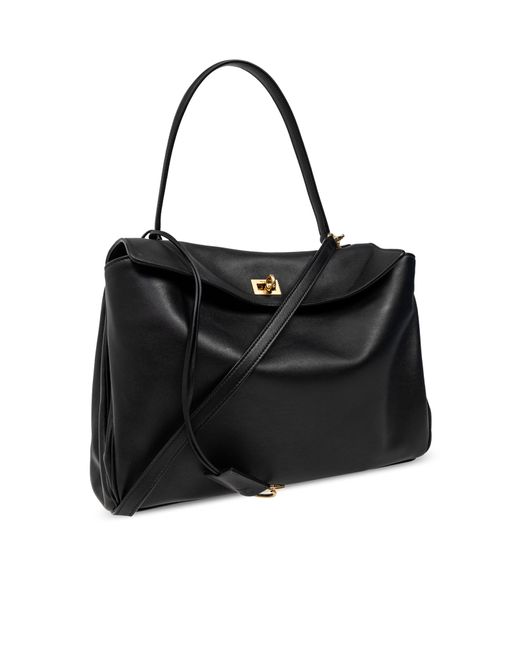 Balenciaga Black 'Rodeo Medium' Shoulder Bag