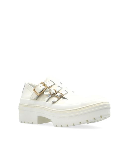 Converse White Shoes A10617C Type Loafers