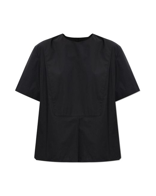 Jil Sander Black Loose-Fit Top