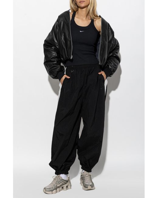 Nike Black Insulated 'Bomber' Jacket