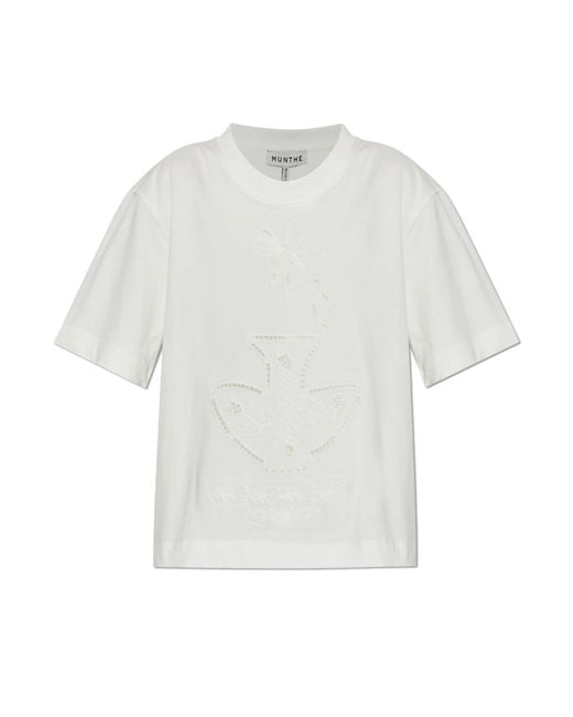 Munthe White T-Shirt "Nellamy"