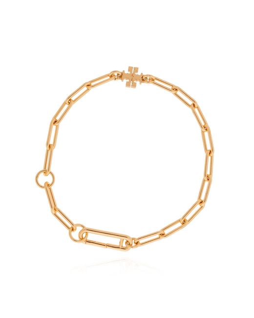 Tory Burch Metallic 'Good Luck' Brass Bracelet
