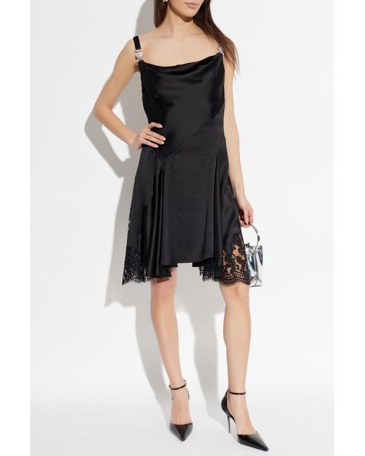 Versace Black Sleeveless Dress