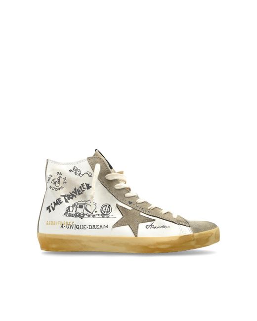 Golden Goose Deluxe Brand White Sneakers Francy Classic
