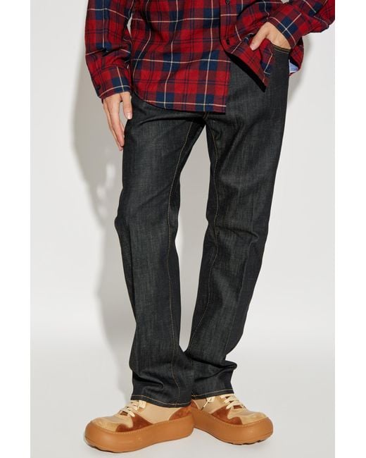 DSquared² Black Jeans '642' for men