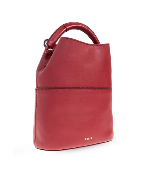 Furla Red Handbag 'Sfera Small'