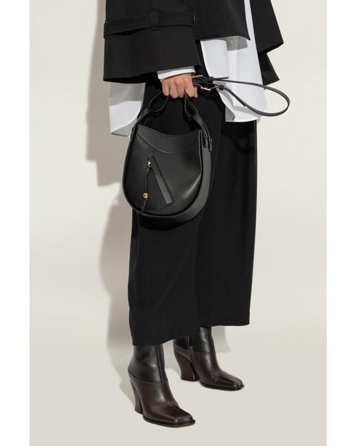 Loewe Black Handbag Hammlock Slice