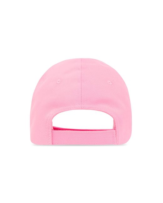 pink balenciaga cap