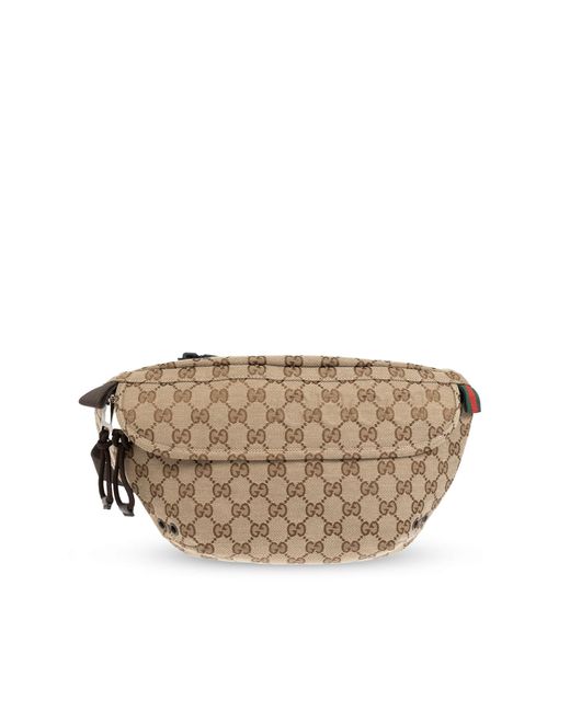 Gucci Belt Bag Made Of Gg Supreme Canvas in Natural for Men Lyst UK