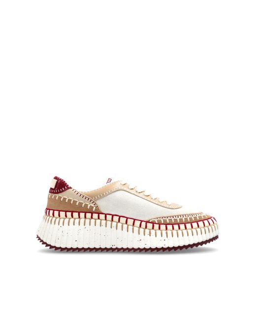 Chloé Natural 'Nama' Sports Shoes