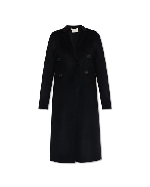 Tory Burch Black Double-Breasted Coat