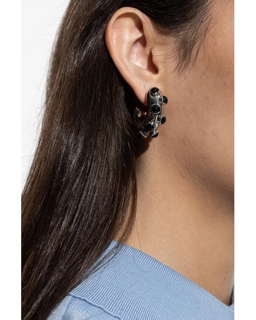 Marni Metallic Hoop Earrings