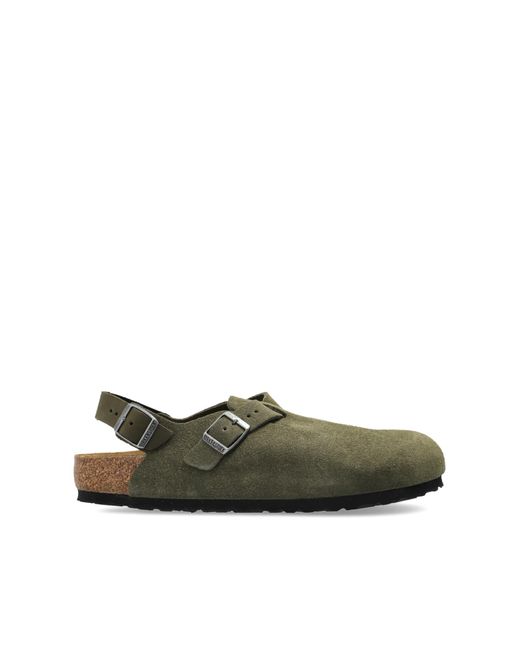 Birkenstock Green "Tokio Ii Suede" Shoes for men
