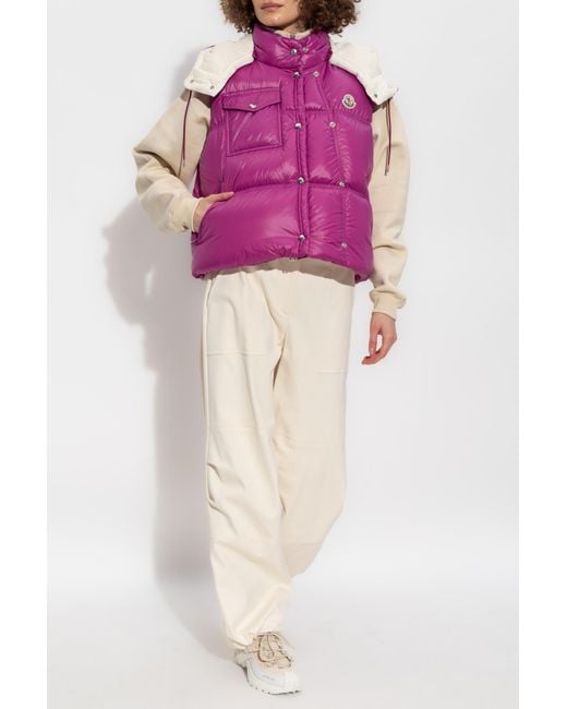Moncler Purple Down Vest Pario