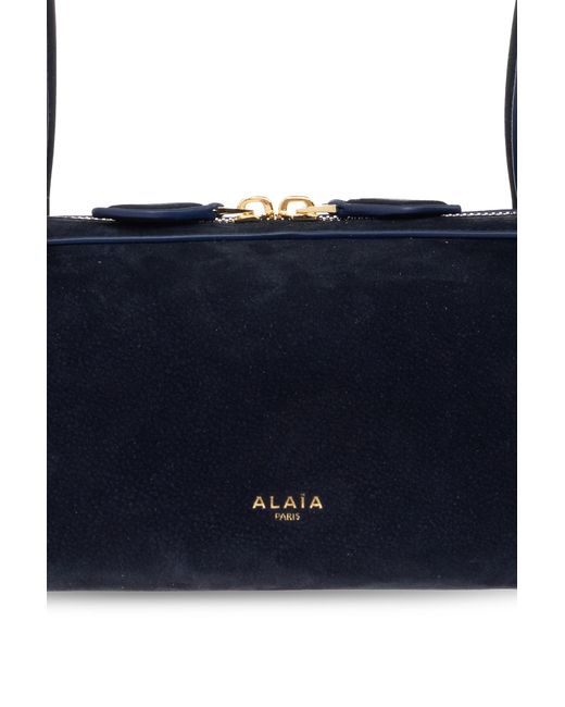 Alaïa Black Suede Bag 'Teckel Medium'