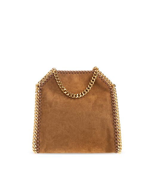 Stella McCartney Brown Handbag Falabella Tiny