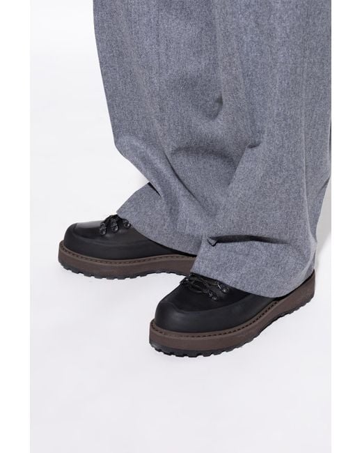 Diemme Black 'Cornaro Due Gomma' Shoes for men