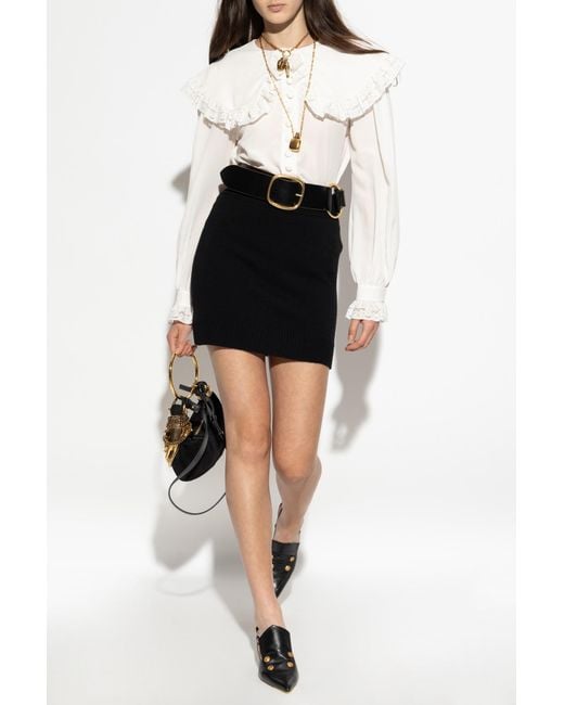 Chloé White Silk Shirt