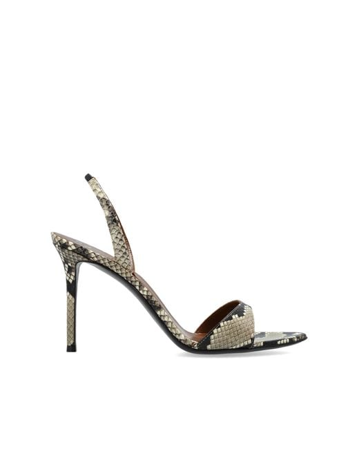Giuseppe Zanotti Metallic Heeled Sandals "Clandestino"