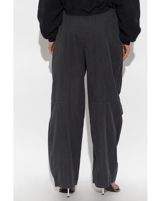 Alexander Wang Black Loose-Fit Trousers
