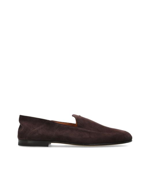 Tod's Brown "Loafers" Suede Shoes