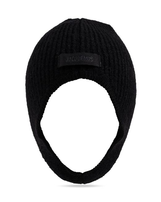 Jacquemus Black Wool Beanie