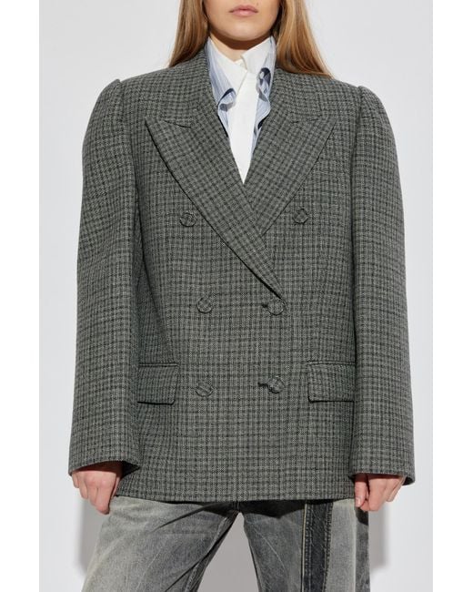 Acne Gray Wool Blazer