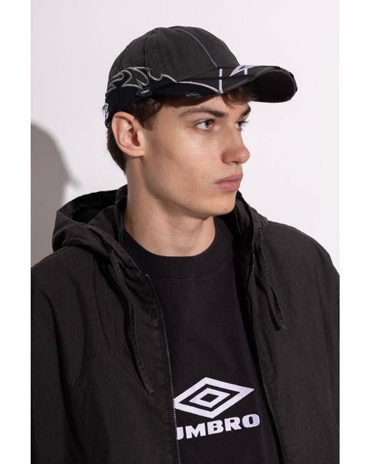 Umbro Black Baseball Cap for men