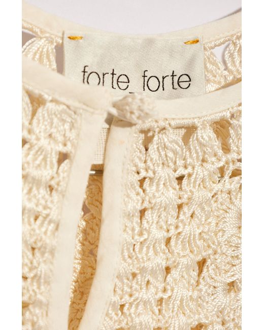 Forte Forte Natural Oversize Type Top