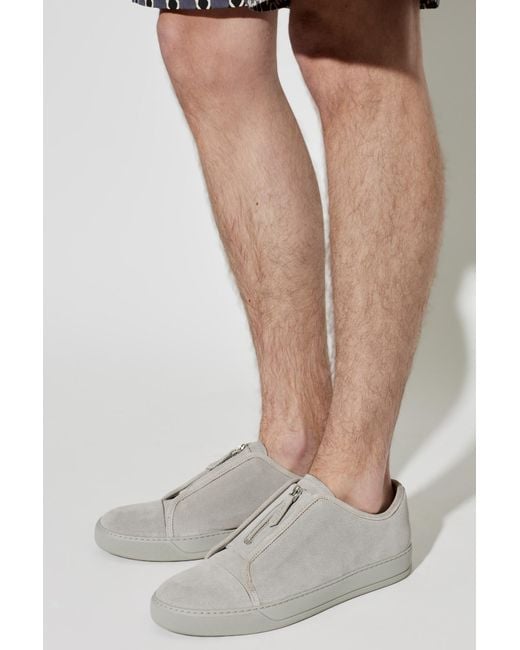 Lanvin Gray Sports Shoes 'Bb1' for men