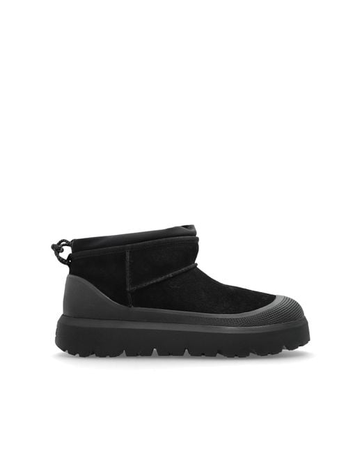 Ugg Black 'Ultra Mini Weather Hybrid' Snow Boots for men