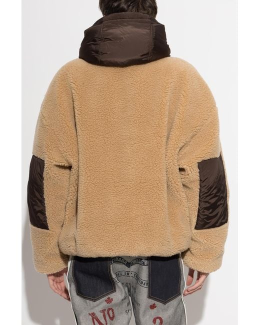 DSquared² Natural Reversible Hooded Jacket for men