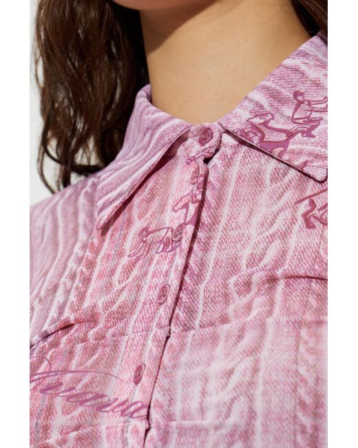 AVAVAV Pink Patterned Shirt