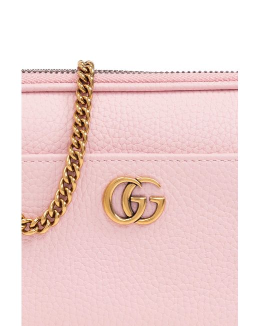 Gucci Pink 'double G Super Mini' Shoulder Bag,
