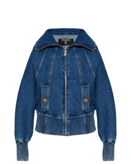 Balmain Blue Denim Jacket