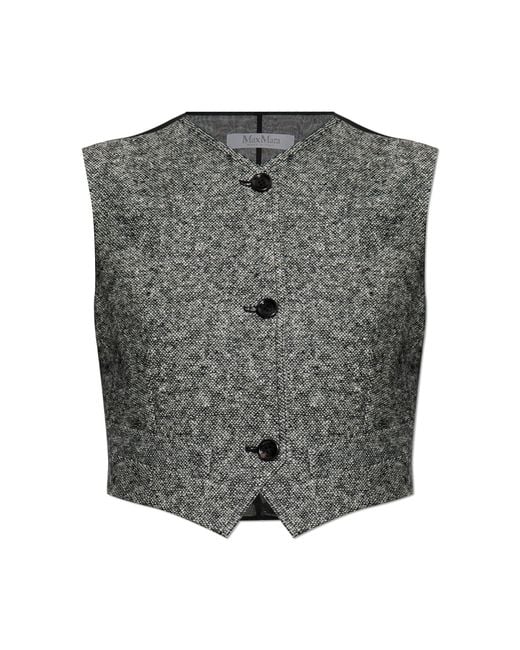 Max Mara Black Vest "Beato"