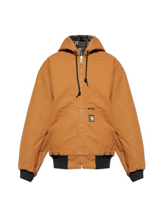 Carhartt Brown Double-Sided "Active" Jacket for men