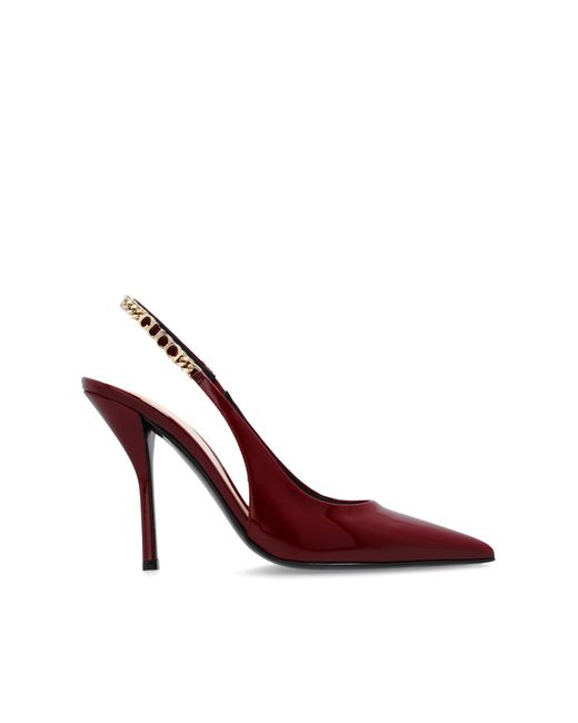 Gucci Red High-heeled Shoes,