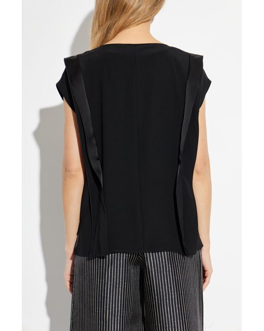 Max Mara Black 'Abete' Top