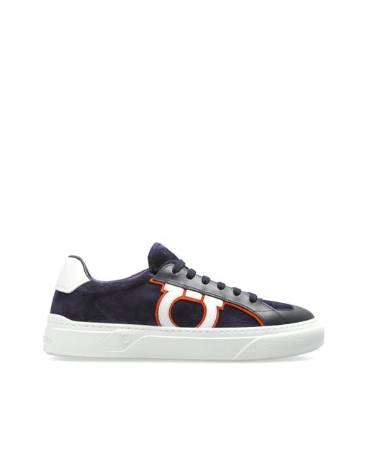 Ferragamo Blue "Thor" Sports Shoes for men