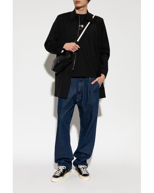 Paul Smith Black T-Shirt With Colourful Print for men