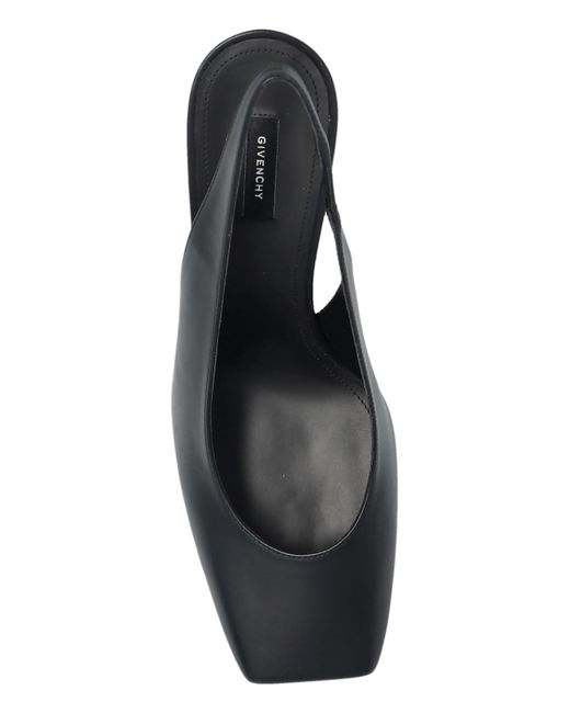 Givenchy Black Leather Heeled Shoes