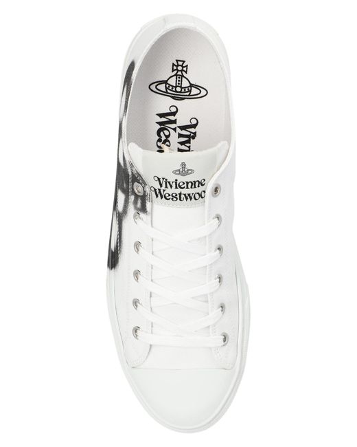 Vivienne Westwood White 'plimsoll Low Top 2.0' Sneakers, for men