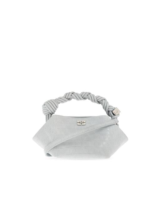 Ganni White Handbag Made Of Eco Leather